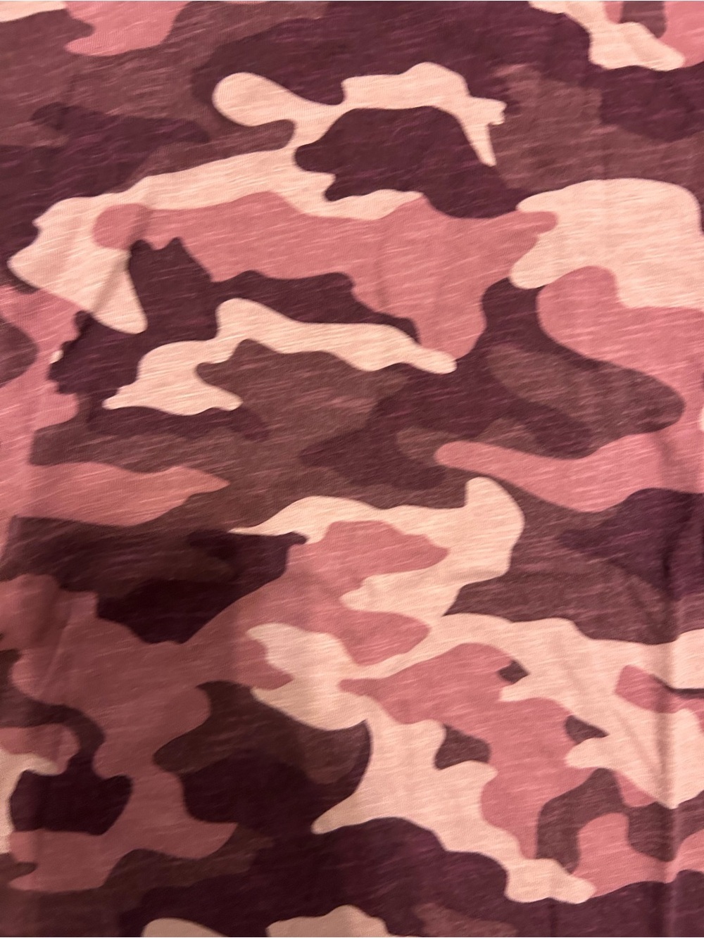 Sonoma Everyday Tee Pink Camo V-Neck Top PXXL Women's Casual Short Sleeve - Picture 6 of 6